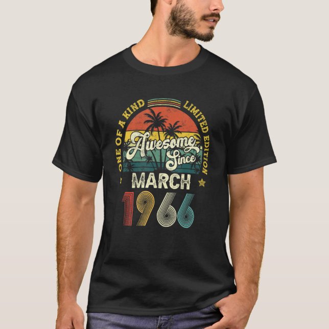 Camiseta Increíble desde marzo de 1966: 56º cumpleaños (Anverso)
