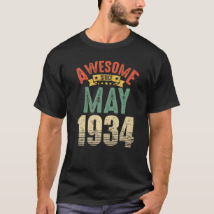 Camiseta Increíble desde mayo de 1934 88 años