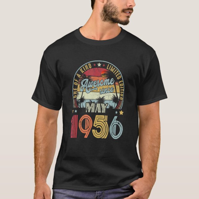 Camiseta Increíble desde mayo de 1956, cumpleaños, hace 66  (Anverso)