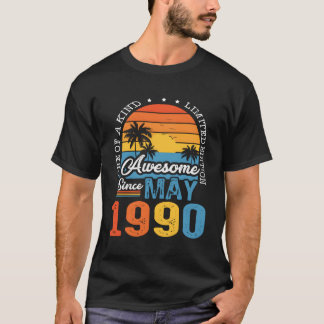 Camiseta Increíble Desde Mayo De 1990 33ª 33