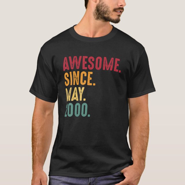 Camiseta Increíble desde mayo de 2000 21er cumpleaños regal (Anverso)