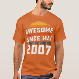Camiseta Increíble desde mayo de 2007 15 años de regalo