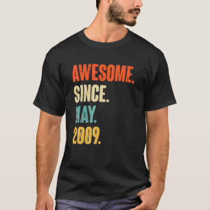 Camiseta Increíble desde mayo de 2009 regalo de 13 años de