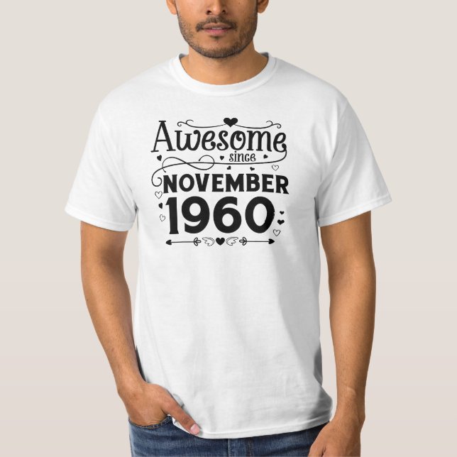 Camiseta increíble desde noviembre de 1960 (Anverso)