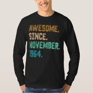 Camiseta Increíble desde noviembre de 1964: 58º cumpleaños