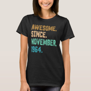 Camiseta Increíble desde noviembre de 1964: 58º cumpleaños