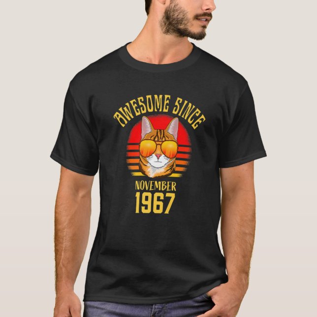 Camiseta Increíble desde noviembre de 1967: 55º gato por cu (Anverso)