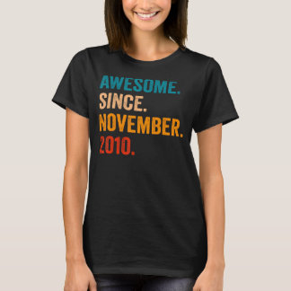 Camiseta Increíble desde noviembre de 2010 12º cumpleaños 1