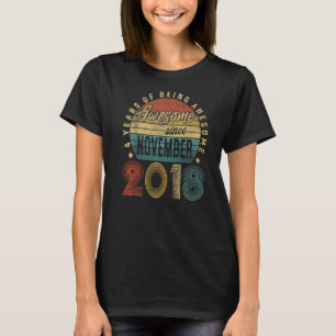 Camiseta Increíble desde noviembre de 2018, cuarto cumpleañ