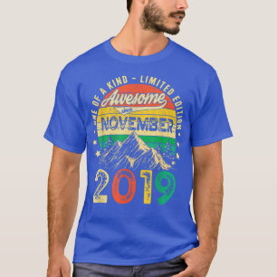 Camiseta Increíble desde noviembre de 2019 tercer cumpleaño