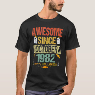 Camiseta Increíble desde octubre de 1982 40º traje de cumpl