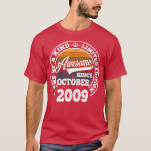 Camiseta Increíble desde octubre de 2009 13º regalo de cump