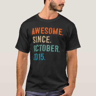 Camiseta Increíble desde octubre de 2015, séptimo cumpleaño