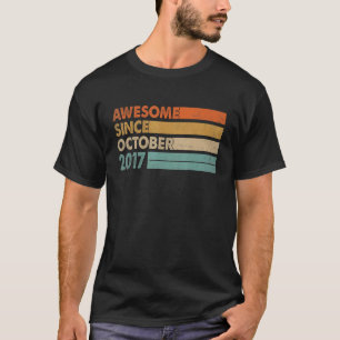 Camiseta Increíble desde octubre de 2017 5º cumpleaños niño