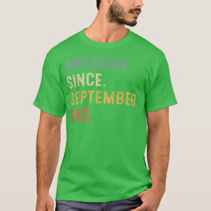 Camiseta Increíble desde septiembre de 1942 regalo de cumpl