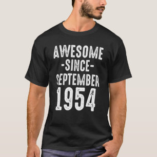 Camiseta Increíble desde septiembre de 1954, papá mamá cump