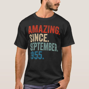 Camiseta Increíble desde septiembre de 1955 67º cumpleaños