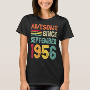 Camiseta Increíble desde septiembre de 1956 66º cumpleaños 