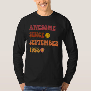 Camiseta Increíble desde septiembre de 1958 Retro Groovy 64