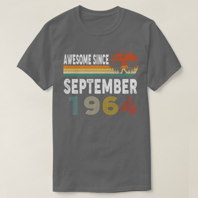 Camiseta Increíble desde septiembre de 1964 (Diseño del anverso)