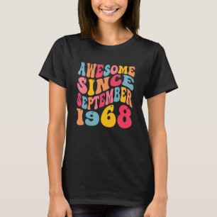 Camiseta Increíble desde septiembre de 1968 54 años Retro 5