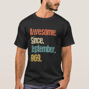 Camiseta Increíble desde septiembre de 1969 53ª cosecha de