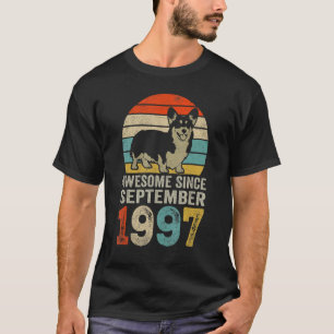 Camiseta Increíble desde septiembre de 1997 Perro de 25 año