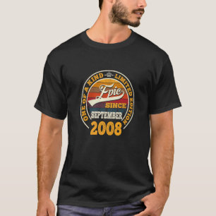 Camiseta Increíble desde septiembre de 2008 14º cumpleaños 