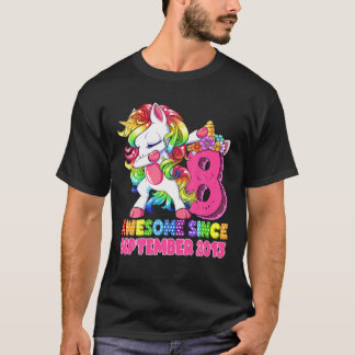 Camiseta Increíble Desde Septiembre De 2013 8 Años De Unico