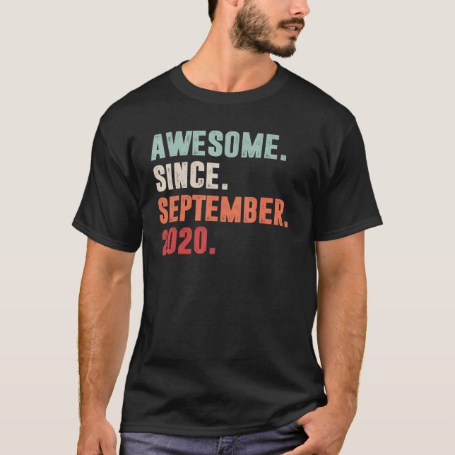 Camiseta Increíble desde septiembre de 2020, segundo cumple (Anverso)