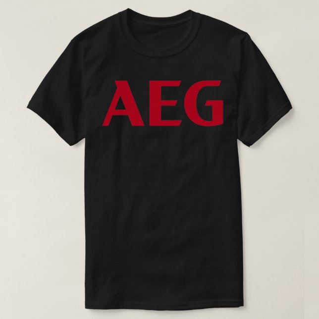 Camiseta Increíble diseño de AEG (Diseño del anverso)