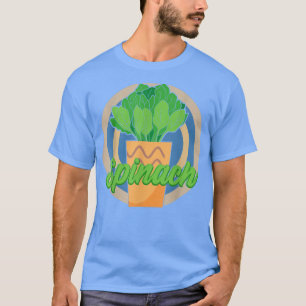 Camiseta Increíble diseño de nutrición de espinacas