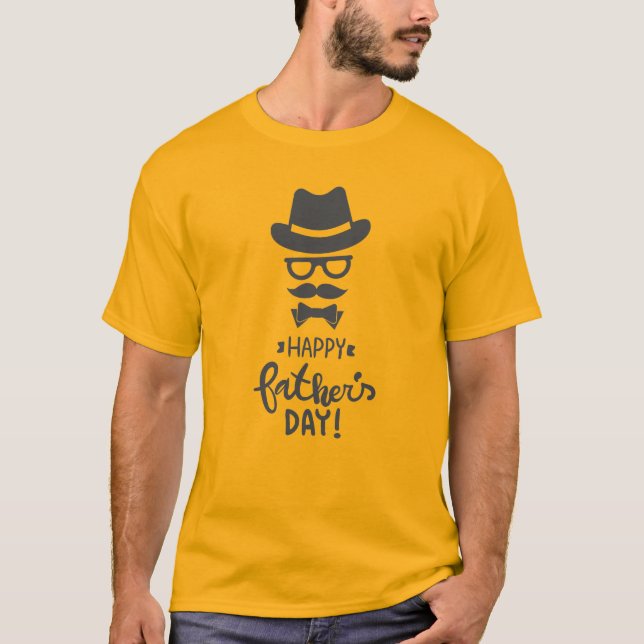 Camiseta Increíble diseño diciendo feliz día del padre (Anverso)