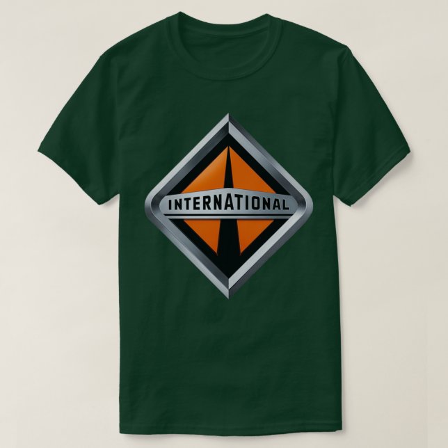 Camiseta Increíble diseño internacional de camiones (Diseño del anverso)