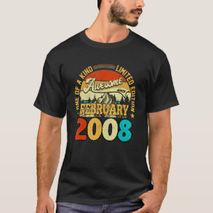 Camiseta Increíble edad de 15 años desde febrero de 2008: 1