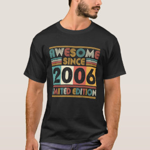 Camiseta Increíble edad de 17 años desde 2006: 17º cumpleañ