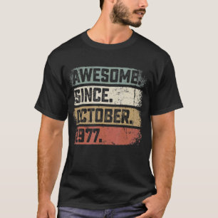 Camiseta Increíble edad de 45 años desde octubre de 1977: 4