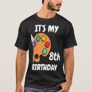 Camiseta Increíble es mi octavo cumpleaños para los Chicas 