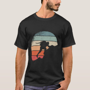 Camiseta Increíble escalador de rocas retro montañista send