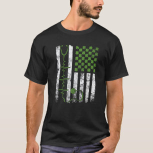 Camiseta Increíble estetoscopio bandera estadounidense enfe