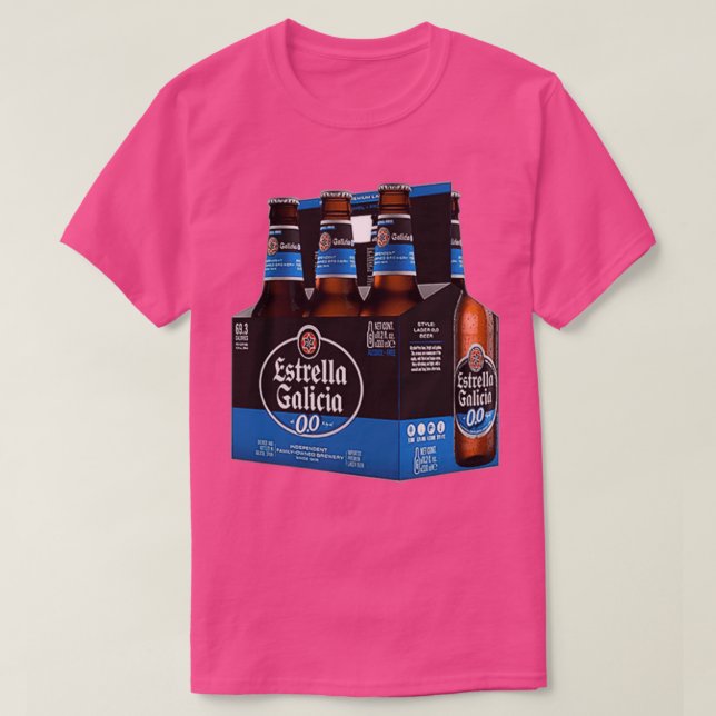 Camiseta Increíble Estrella Galicia Diseño T (Diseño del anverso)