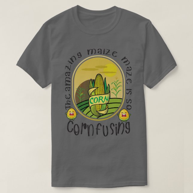 Camiseta Increíble festival de maíz Maze Cornfield de otoño (Diseño del anverso)