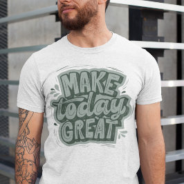Camiseta Increíble gráfico l cita Inspiradora