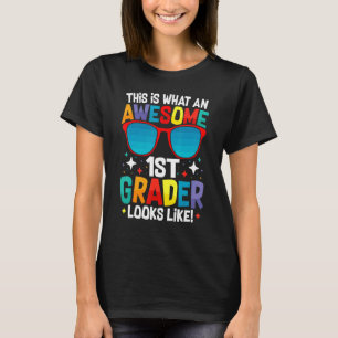 Camiseta Increíble Guay de 1º Grader de vuelta a la escuela