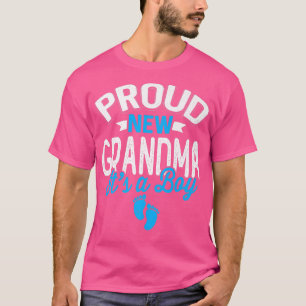 Camiseta Increíble Guay Orgullosa Nueva Abuela, es un chico