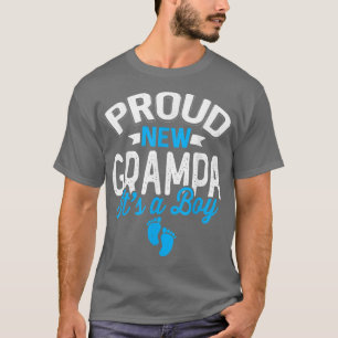 Camiseta Increíble Guay orgulloso nuevo Grampa es un chico