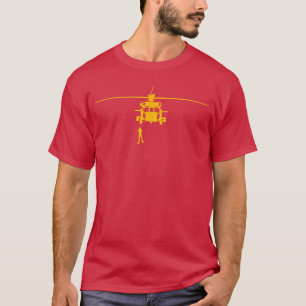 Camiseta Increíble helicóptero H60 de búsqueda y rescate SA