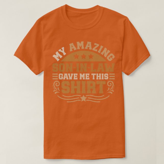 Camiseta Increíble hijo en derecho (Diseño del anverso)