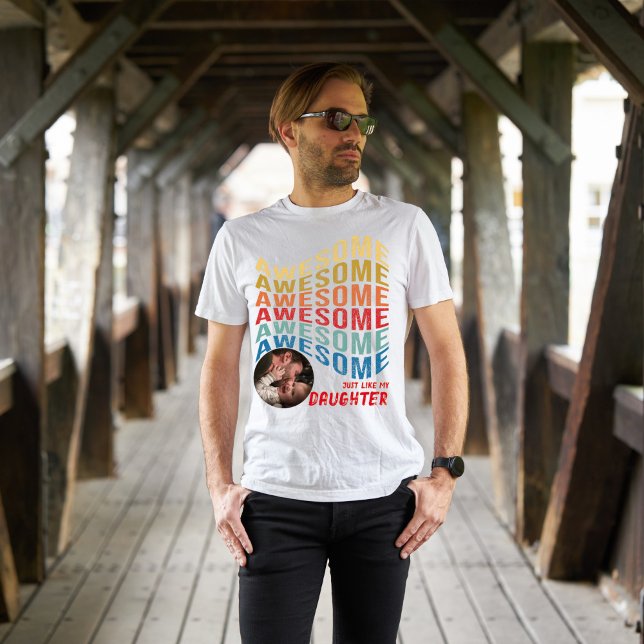 Camiseta Increíble igual que mi hija, mamá, bebé recién nac (Subido por el creador)