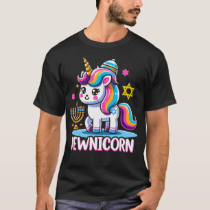Camiseta Increíble Jewnicorn - Menorá Estrella de David - J